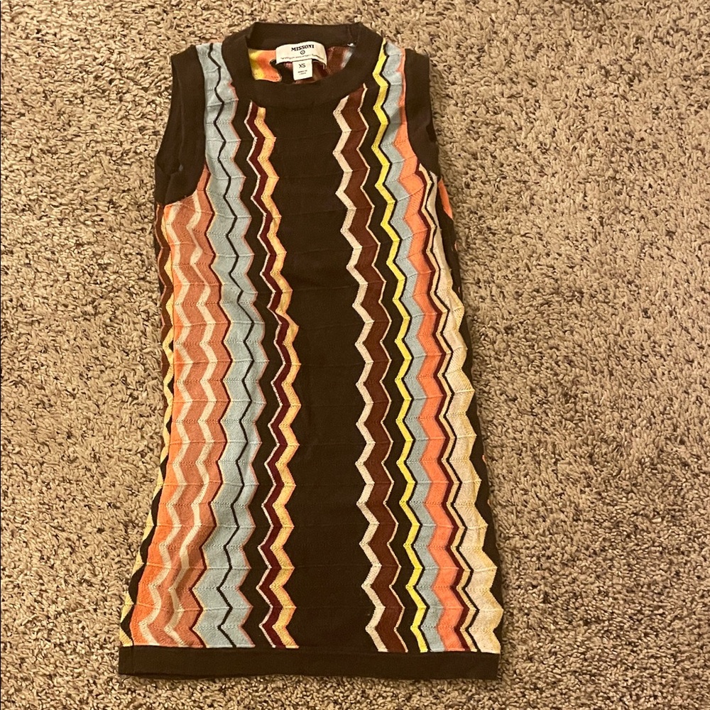Missoni Multicolor Zigzag Knit Top - Picture 2 of 7